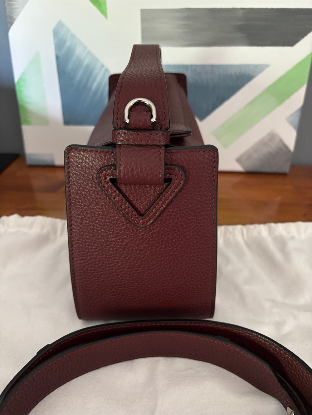 NWT The Horse Clementine Bag in Burgundy Leather - Picture 3 of 9